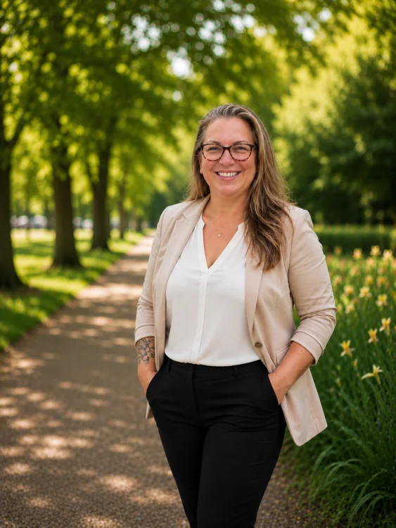 Natalie, a qualified midwife based in Chelveston, Northamptonshire
